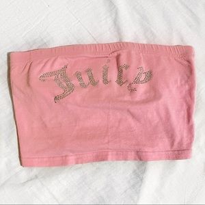 Juicy Couture Rhinestone Tube Top